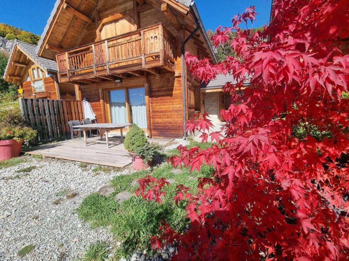 Chalet 6 Pers Avec Spa, Terrasse Plein Sud A Saint-Michel-De-Chaillol - Fr-1-393-22 Екстериор снимка