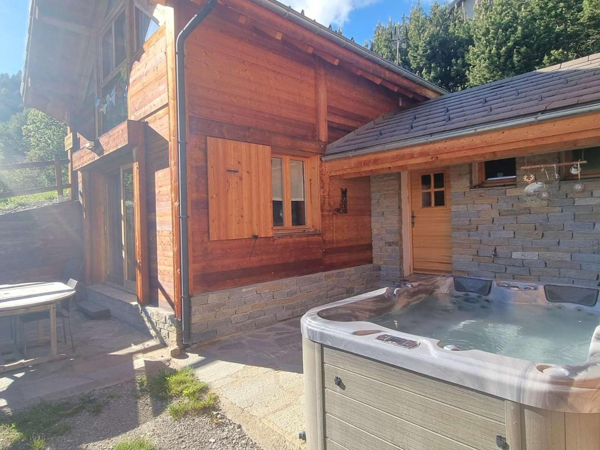 Chalet 6 Pers Avec Spa, Terrasse Plein Sud A Saint-Michel-De-Chaillol - Fr-1-393-22 Екстериор снимка
