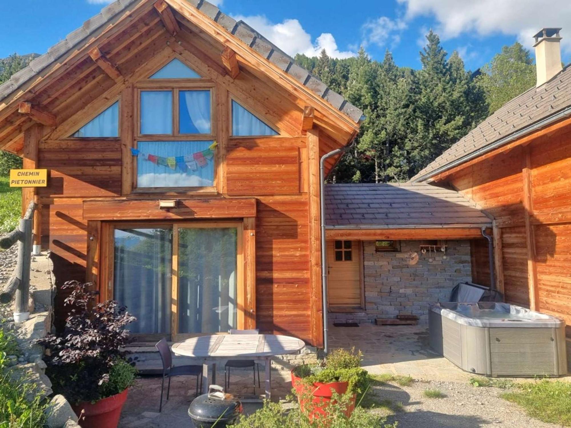 Chalet 6 Pers Avec Spa, Terrasse Plein Sud A Saint-Michel-De-Chaillol - Fr-1-393-22 Екстериор снимка