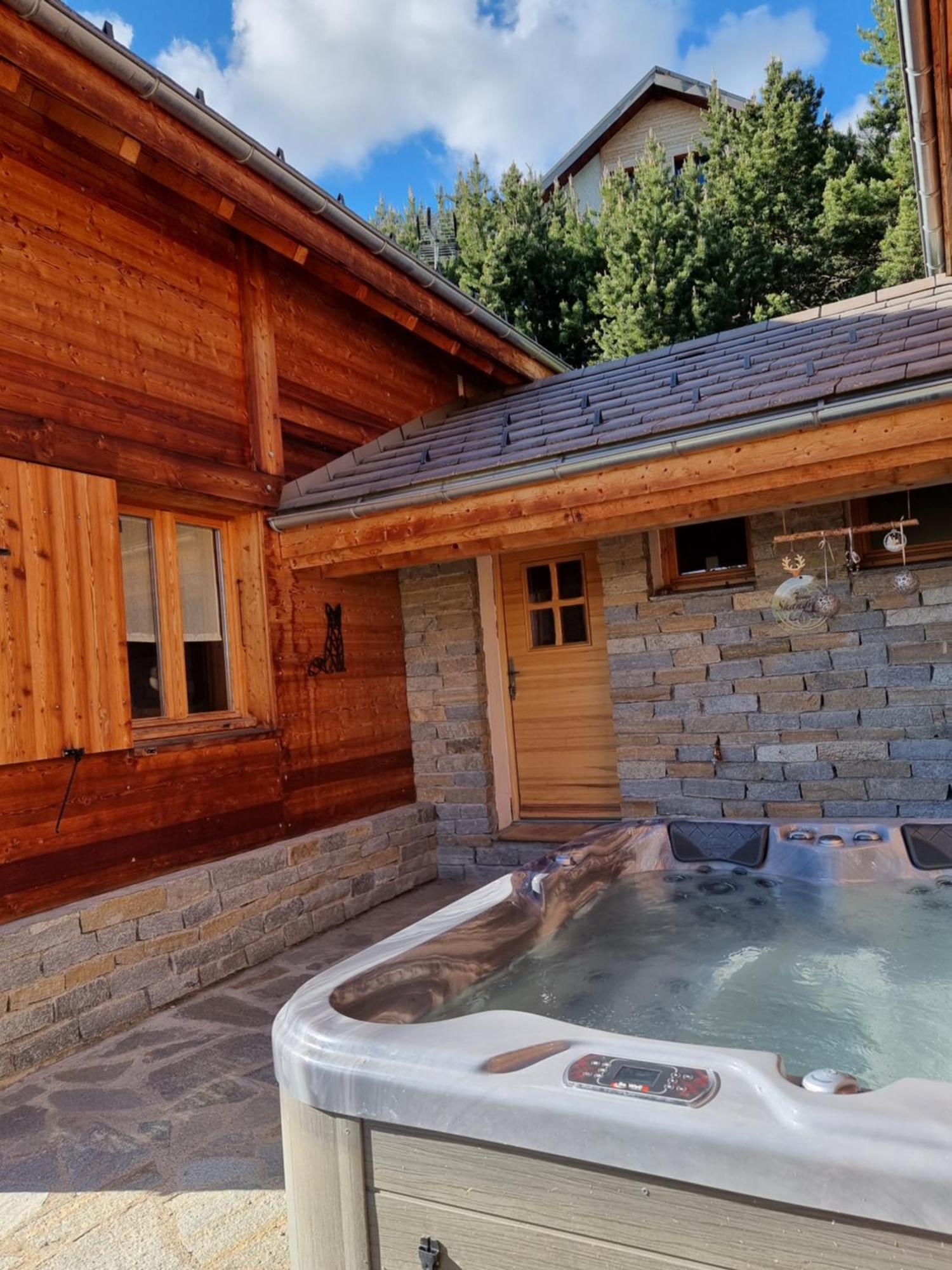 Chalet 6 Pers Avec Spa, Terrasse Plein Sud A Saint-Michel-De-Chaillol - Fr-1-393-22 Екстериор снимка