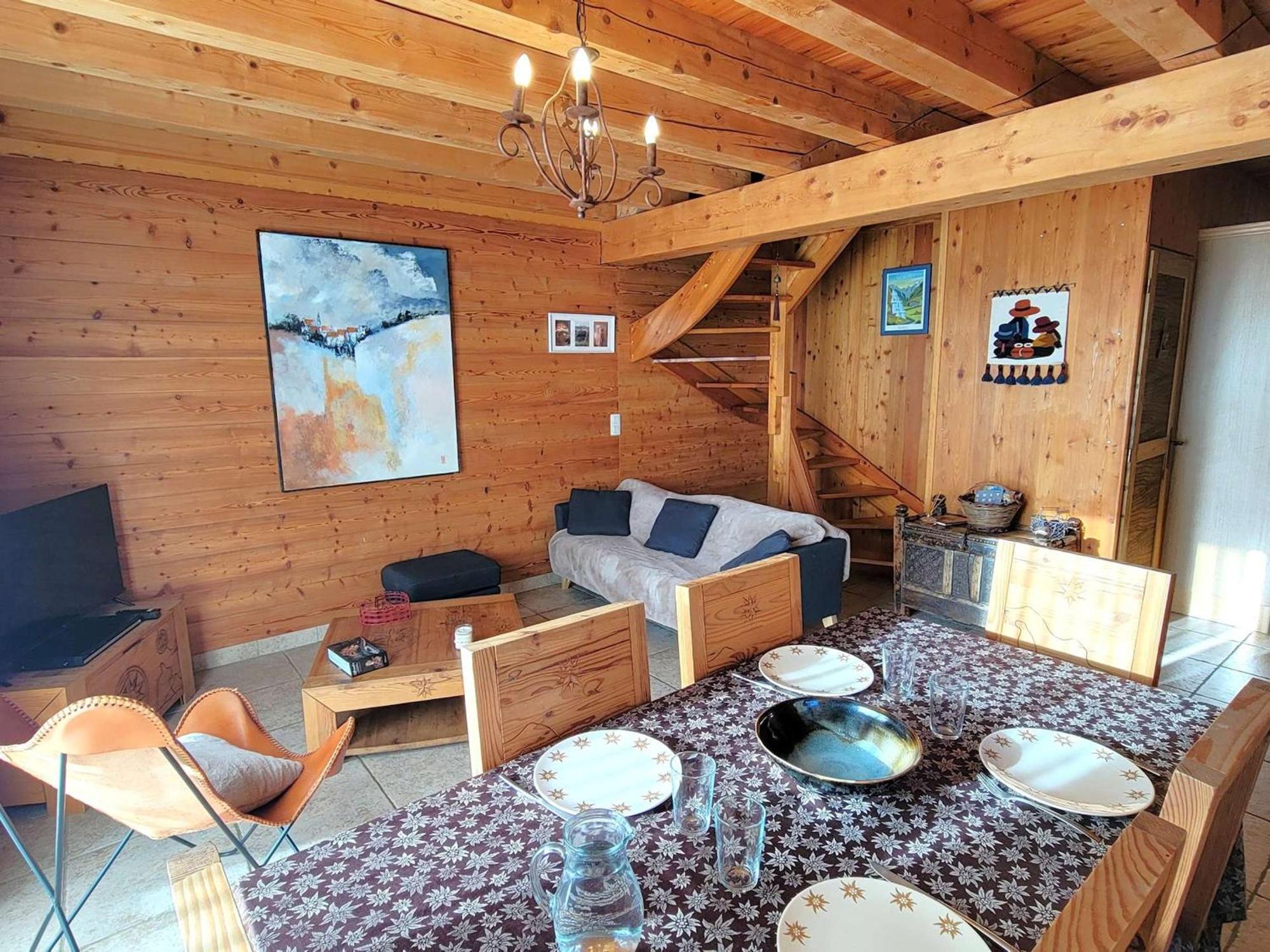 Chalet 6 Pers Avec Spa, Terrasse Plein Sud A Saint-Michel-De-Chaillol - Fr-1-393-22 Екстериор снимка