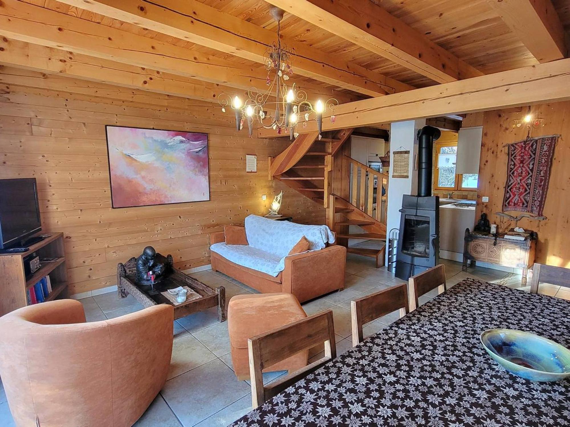 Chalet 6 Pers Avec Spa, Terrasse Plein Sud A Saint-Michel-De-Chaillol - Fr-1-393-22 Екстериор снимка